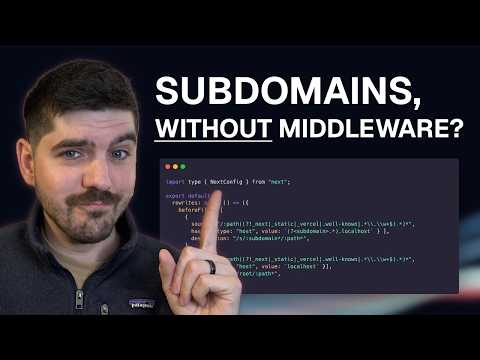 How to Build Multi-Tenant Apps in Next.js • Without Middleware?