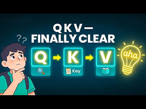 Why Q, K, V in Attention FINALLY Makes Sense