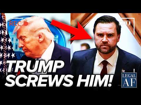 Trump THROWS Vance to his DEMISE as War SPIRALS