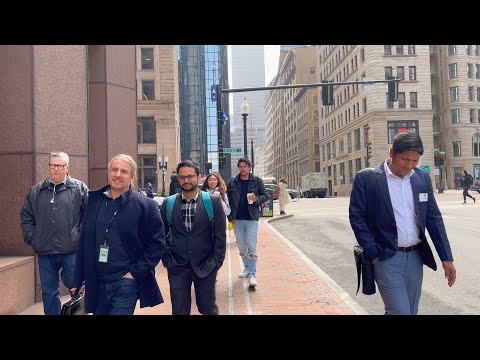 Largest City in New England : Downtown Boston Walk in April 2023