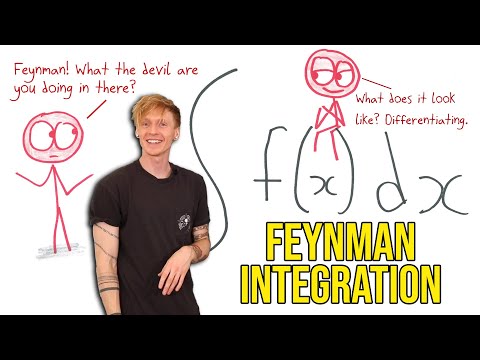 Feynman's Integral Trick with Math With Bad Drawings