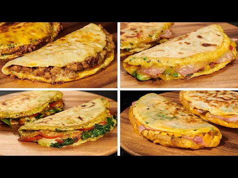 4 fast & easy tortilla recipes for breakfast or dinner