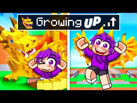 GROWING UP as a BRAINROT in Steal a Brainrot!