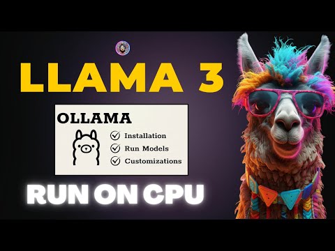 Run Llama 3 on CPU using Ollama