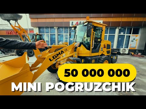 MINI POGRUZCHIK 25% BOSHLANGICH TOLOV |  Lugong 0.5 kub mini pogruzchik