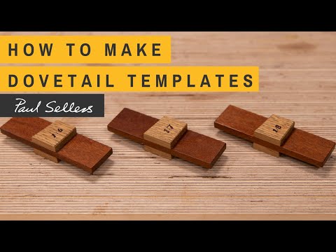 How to make Dovetail Templates | Paul Sellers