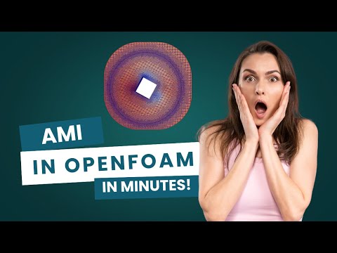 Creating a Rotating Mesh Interface in OpenFOAM with Cyclic AMI #openfoam #meshgeneration #cfd