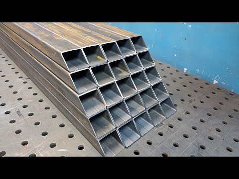 A miracle furnace made of a profile pipe! It doesn't fry like a child!