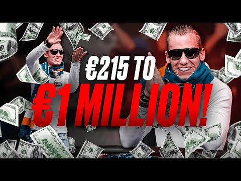 INSANE JOURNEY from a €215 Satellite to EPT FINAL TABLE! 🏆