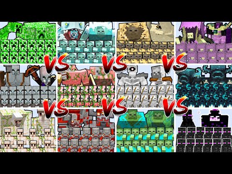 MUTANT MOB ALLIANCE TOURNAMENT | Minecraft Mob Battle 1.19.2