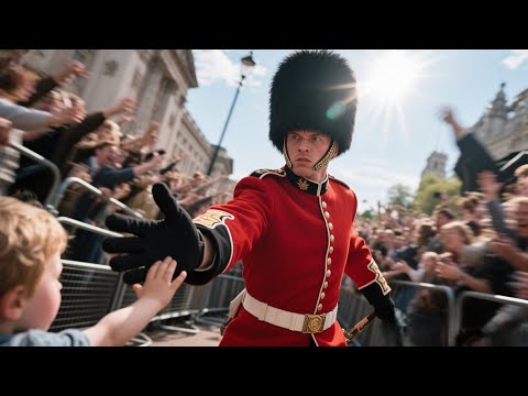 The Day a Royal Guard Broke Stance to Save Prince Louis from a Fast Moving Crowd  |Best Royal Story.