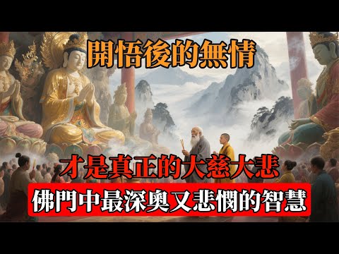 開悟後的無情，才是真正的大慈大悲！佛門中最悲憫的智慧，聽後淚流不止 #佛教 #禪心之道 #佛家 #佛學 #佛法 #佛學知識 #佛學智慧 #佛教文化#佛學故事#傳統文化#南無阿彌陀佛#buddha#禪修