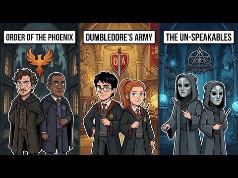 All 17 Secret Organizations in Harry Potter EXPLAINED in Detail