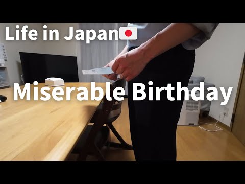 Miserable Birthday Routine of a lonely Japanese father｜Congratulations from My Son｜Japan VLOG