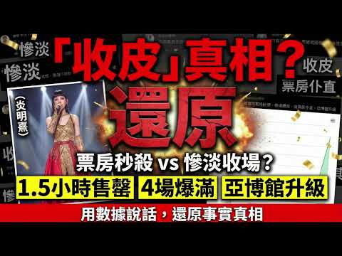 炎明熹「收皮」真相大揭秘！票房慘淡？數據打臉！網絡流言定事實真相