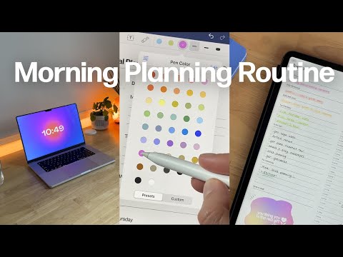 Morning Planning Routine (on my iPad) ✏️