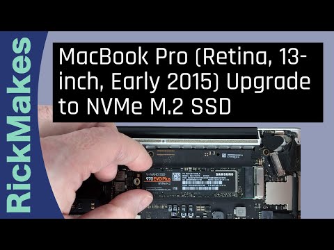 MacBook Pro (Retina, 13-inch, Early 2015) Upgrade to NVMe M.2 SSD