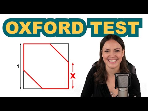 Oxford Admission Test – Find the value of x