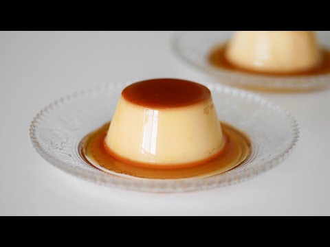 Japanese Caramel Custard Pudding // Purin
