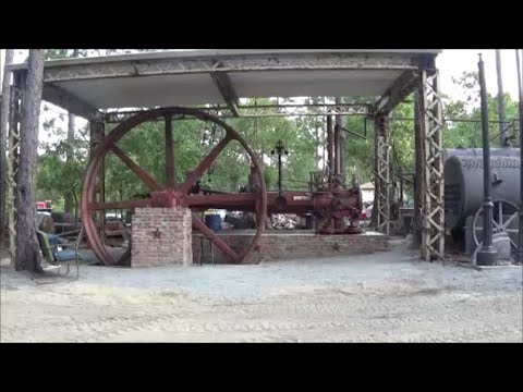 1887 WETHERILL CORLISS FIRST START AND RUN IN DECADES 14 FOOT FLYWHEEL