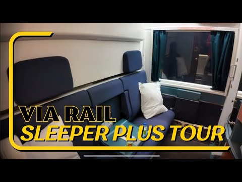 VIA Rail Sleeper Plus | Beds Down, Shower On, Tour Through