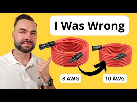 Solar Panel to Charge Controller Cable Size