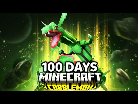 I Spent 100 DAYS as a LEGENDARY TRAINER in Pokémon Minecraft Vs My Rival! (Duos Cobblemon)