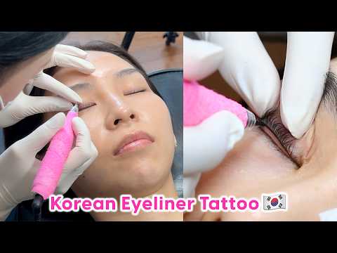 I Got A Korean Eyeliner Tattoo & Lash Lift  👀