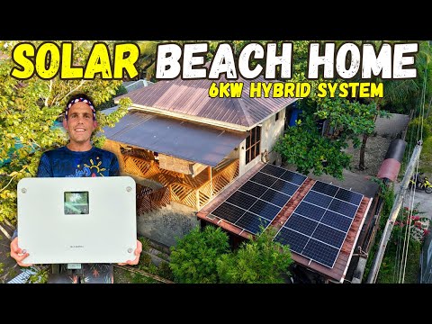 NEW SOLAR PHILIPPINES BEACH HOME - Hybrid 6kW Energy System (Sungrow MG6RL)
