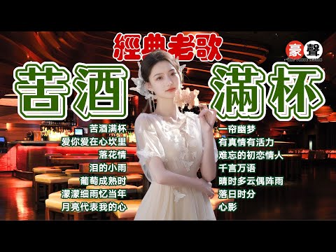 【經典老歌】苦酒滿杯丨愛你愛在心坎裡丨落花情丨淚的小雨丨葡萄成熟時丨濛濛細雨憶當年丨月亮代表我的心丨一簾幽夢丨有真情有活力 Mandarin Oldies (歌詞版)