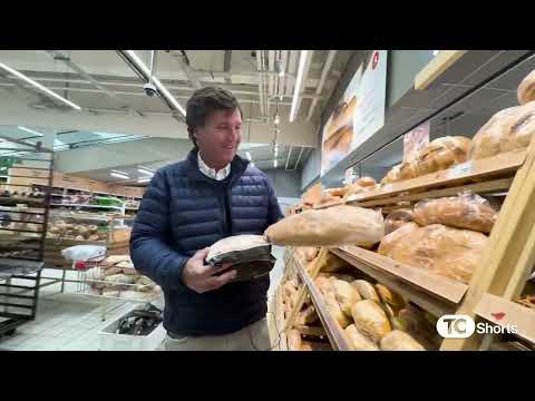 Tucker Carlson buying Groceries in Russia Exposes the Inflation in the USA.