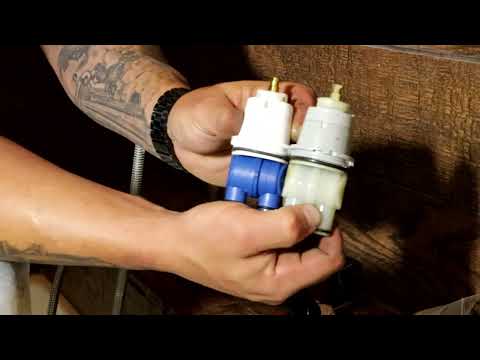 how to fix dripping faucet. delta shower valve repair, delta 1300 cartridge replacement