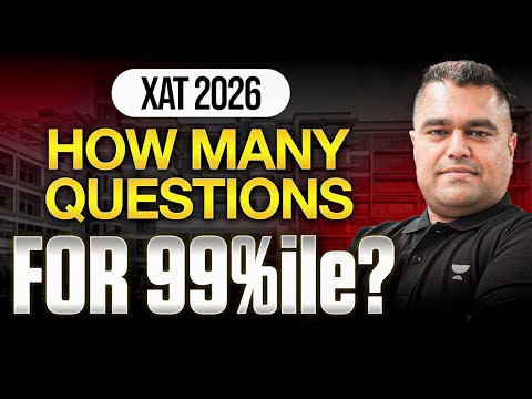XAT 2026: Exactly How Many Questions For 99%ile? | Amit Rohra Sir