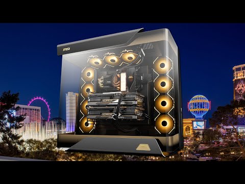 MSI @ CES 2025 - EPIC CASE - All Nvidia 5000 GPU's