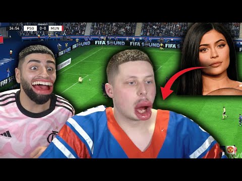 EA FC 24 MATCH wird EHRENLOS + KYLIE JENNER LIP STICK CHALLENGE | Jordan & Semih