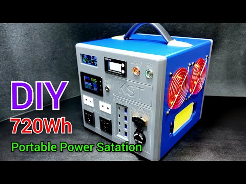 DIY Portable Power Station 720Wh – 12V 60Ah LiFePO4 Battery Build