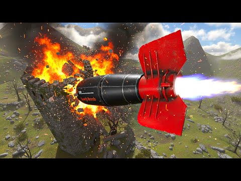 Testing Powerful NUCLEAR Bombs on a Mountaintop | GMod