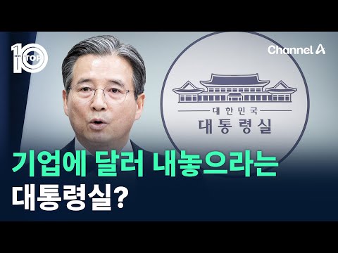 기업에 달러 내놓으라는 대통령실? / 채널A / 뉴스TOP 10