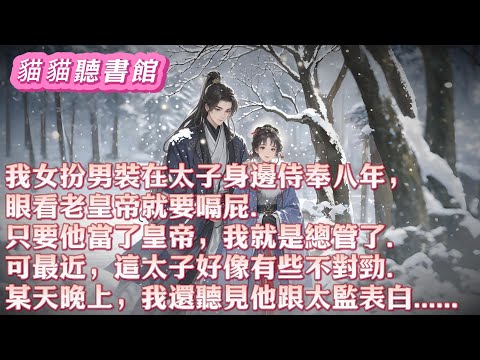 我女扮男裝在太子身邊侍奉八年，眼看老皇帝就要嗝屁。只要他當了皇帝，我就是總管了。可最近，這太子好像有些不對勁。某天晚上，我還聽見他跟太監表白......#小說 #古風 #有聲書 #有聲小說#一口气看完