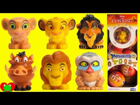 Genie Opens The Lion King Mashems Simba, Mufasa, Scar Full Set