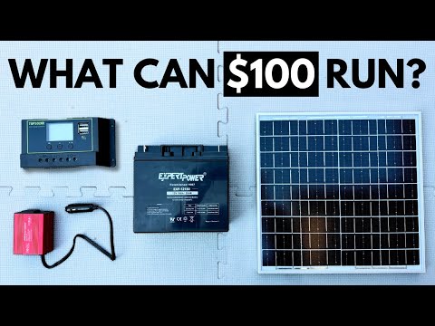 Dirt-Cheap Solar Panel Setup - What Can It Power?