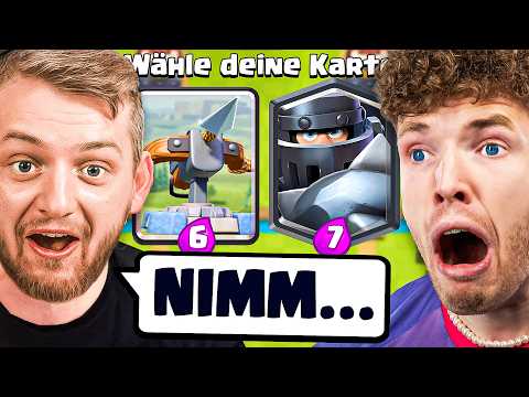 😱🤯TRYMACS WÄHLT MEINE KARTEN, BIS ICH AUSRASTE... | Clash Royale Deutsch