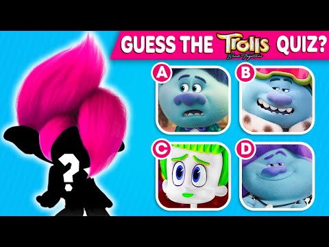 Guess the TROLLS 3 BAND TOGETHER QUIZ | What do You know about TROLLS 3? | Tiny Book