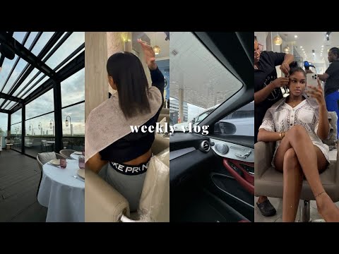 VLOG: WHAT A FUN WEEK | I relaxed my hair for the first time ever WOW