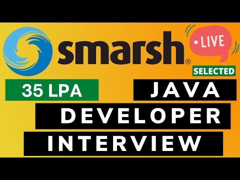 Smarsh | StartUp | Java Developer | Live Interview | Data Structures | Algorithms | Design Patterns