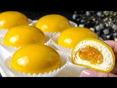 Mochi with lemon and milk! Breakfast dessert to lose weight!
