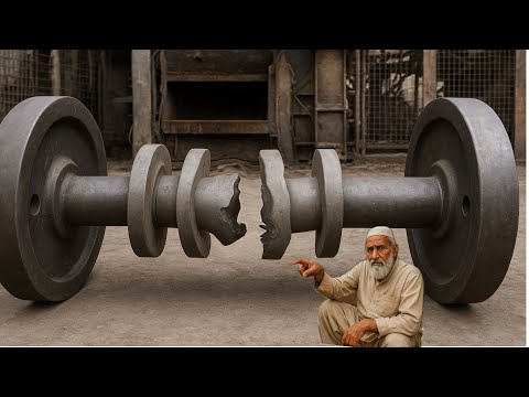 Heavy Duty Hammer Shaft Welding & Fitting ICrusher Plant Repair Work