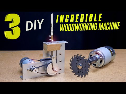 3 AMAZING DIY Woodworking machine on on another level