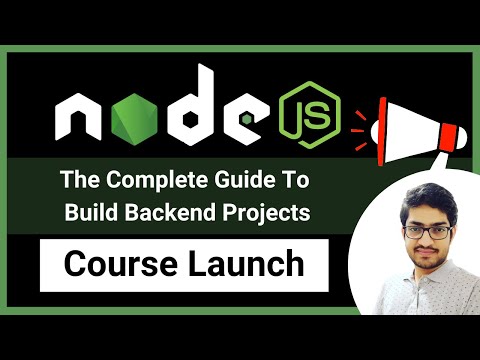 Course Launch | Nodejs : The Complete Guide to Build Backend Projects [2023]