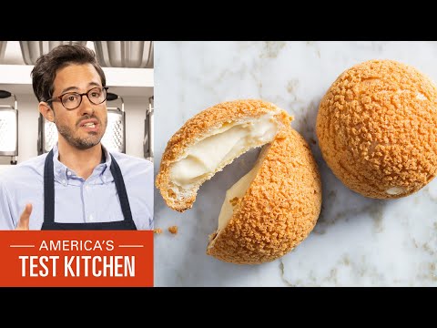 Cream Puffs with a Twist: Choux au Craquelin